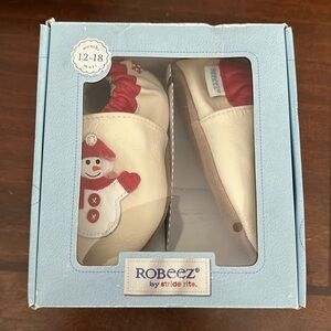 Pre walker Cream Snowman Shoes